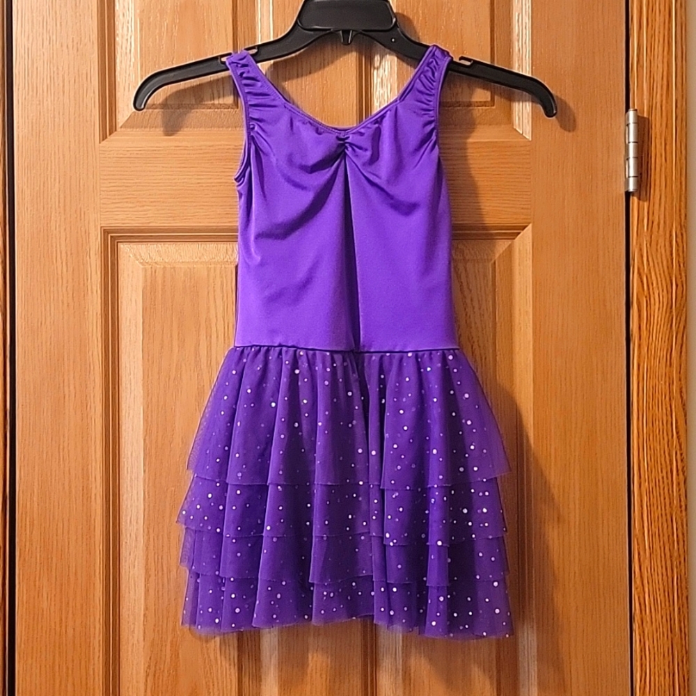 Skirted dance leotard